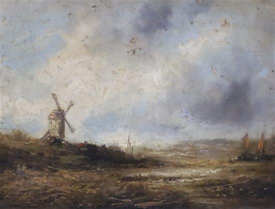 Circle of John Constable (1776-1837) Near Bosworth Field 10.5 x 13.75in.